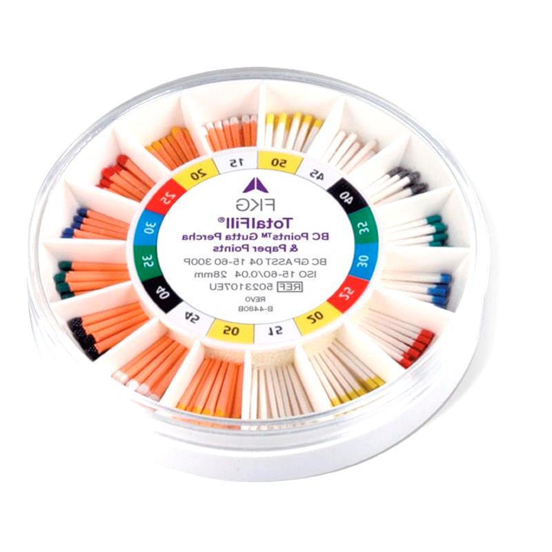 Points Absorbants Papier Et Gutta Percha Endodontie - Taper 0.04, Tailles #15 à #40 - Pour Dentiste