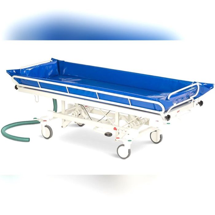 Height-Adjustable Shower Trolley 5