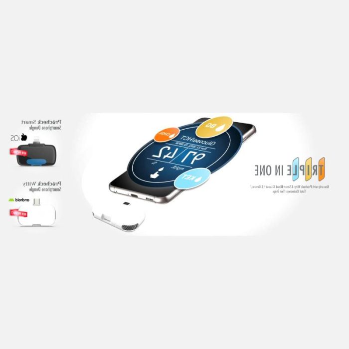 Ios-Equipped Blood Glucose Monitor
